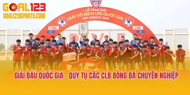 Giải đấu Quốc gia - Quy tụ các CLB bóng đá chuyên nghiệp